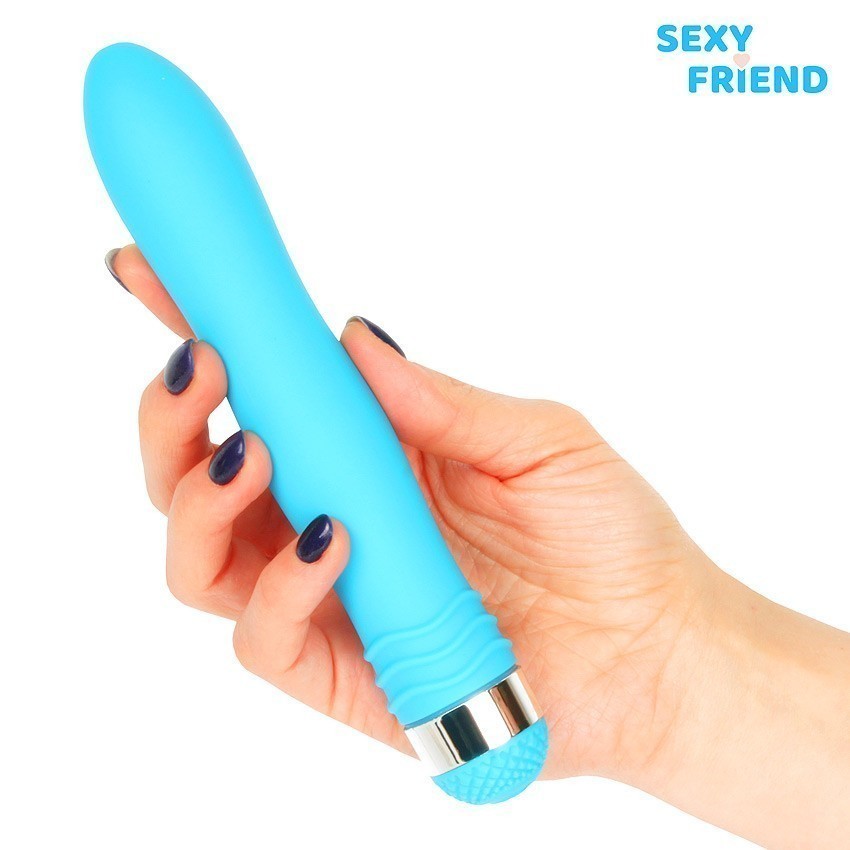 ВИБРОМАССАЖЁР L 175 мм D 29 мм цвет голубой арт. SF-70232-2