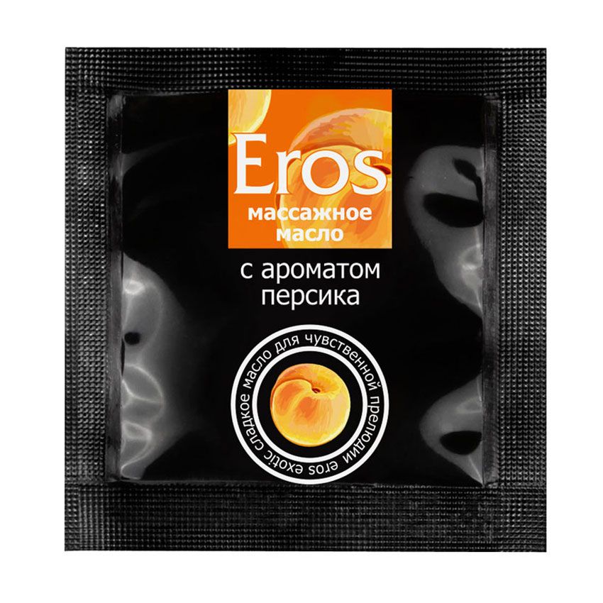 Масло массажное EROS EXOTIC (с ароматом персика) 4 г арт. LB-13008t