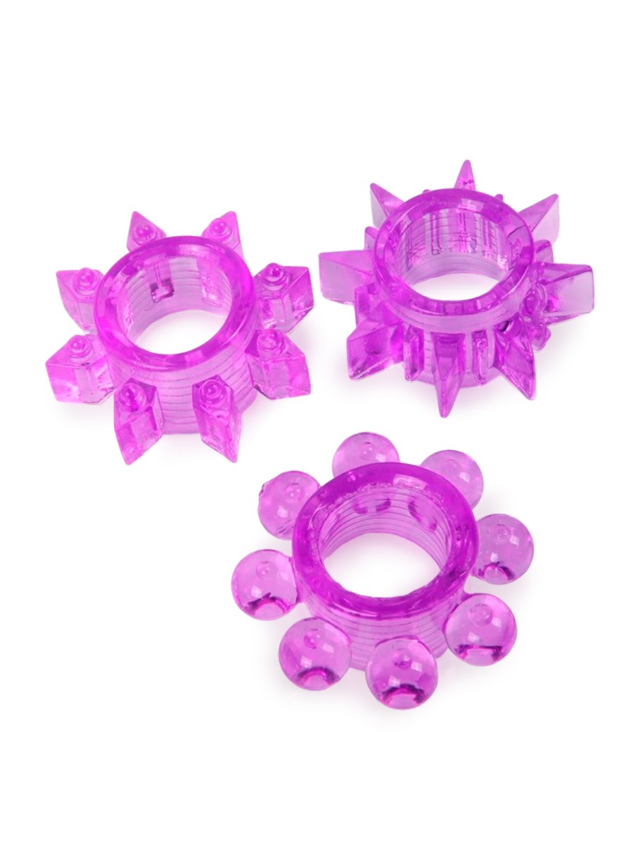 КОЛЬЦО ЭРЕКЦИОННОЕ 3шт внутренний D 15 мм арт. EE-10298