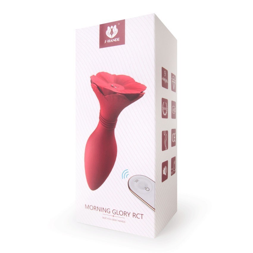 ВИБРОМАССАЖЁР 9 режимов вибрации, L рабочей части 100 мм D 39 мм, дистанционный пульт арт. SHD-S559-2