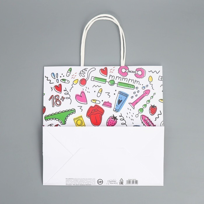 ПАКЕТ ПОДАРОЧНЫЙ КРАФТОВЫЙ 18 22х22х11 см, арт. 9304744