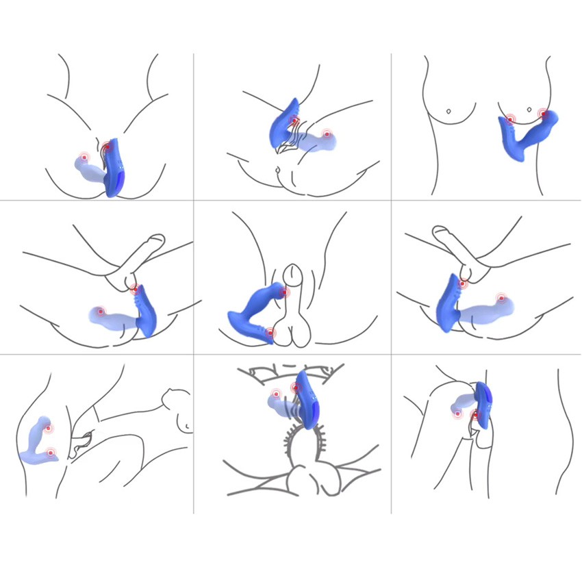 ВИБРОМАССАЖЁР L 125 мм D 35 мм, 15 режимов вибрации, дистанционный пульт, чёрный арт. MK-2206