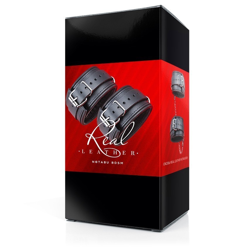 ОКОВЫ кожа, цвет чёрный арт. NTB-80708