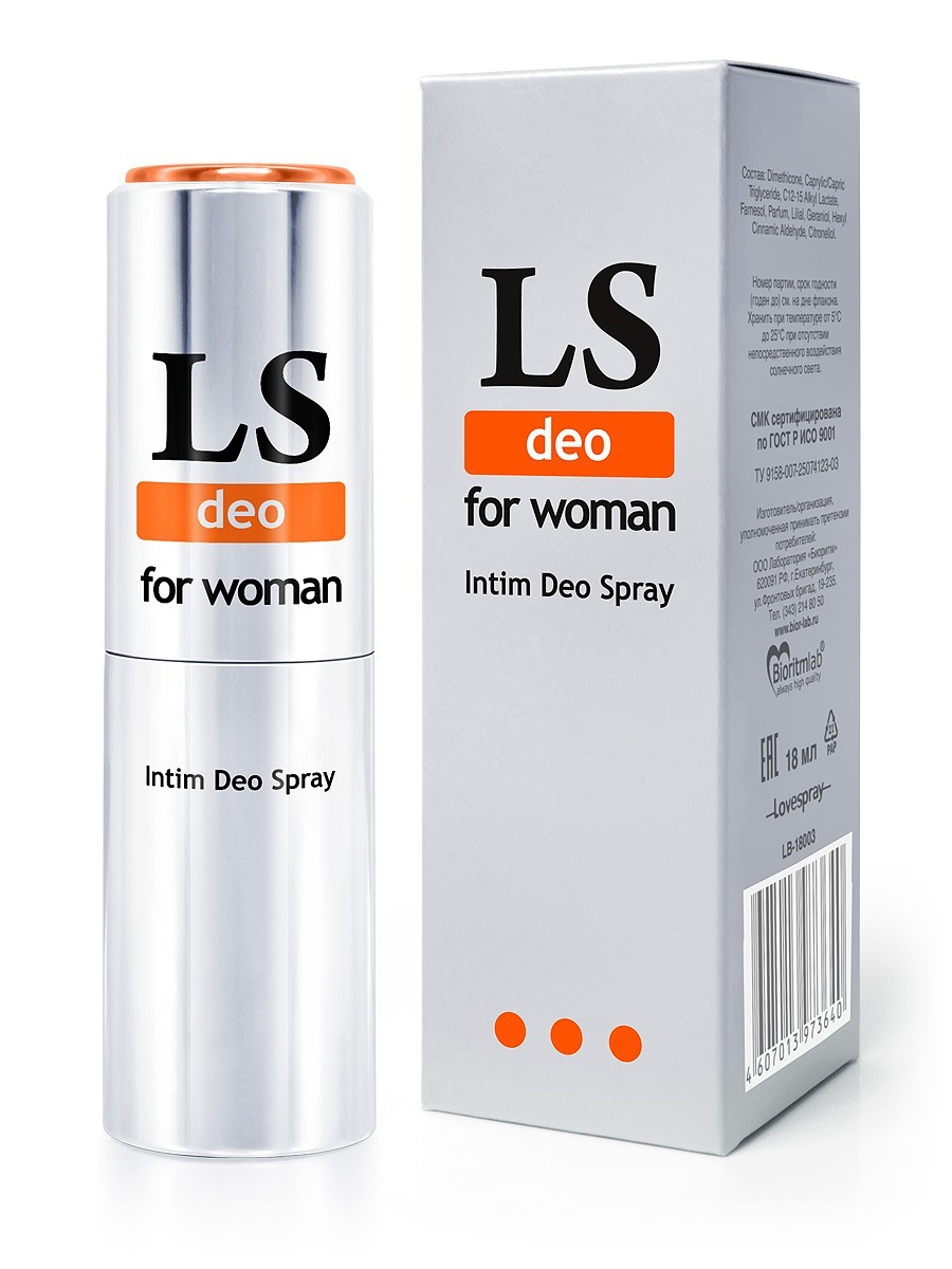 LOVESPRAY DEO интим - дезодорант для женщин 18мл арт. LB-18003