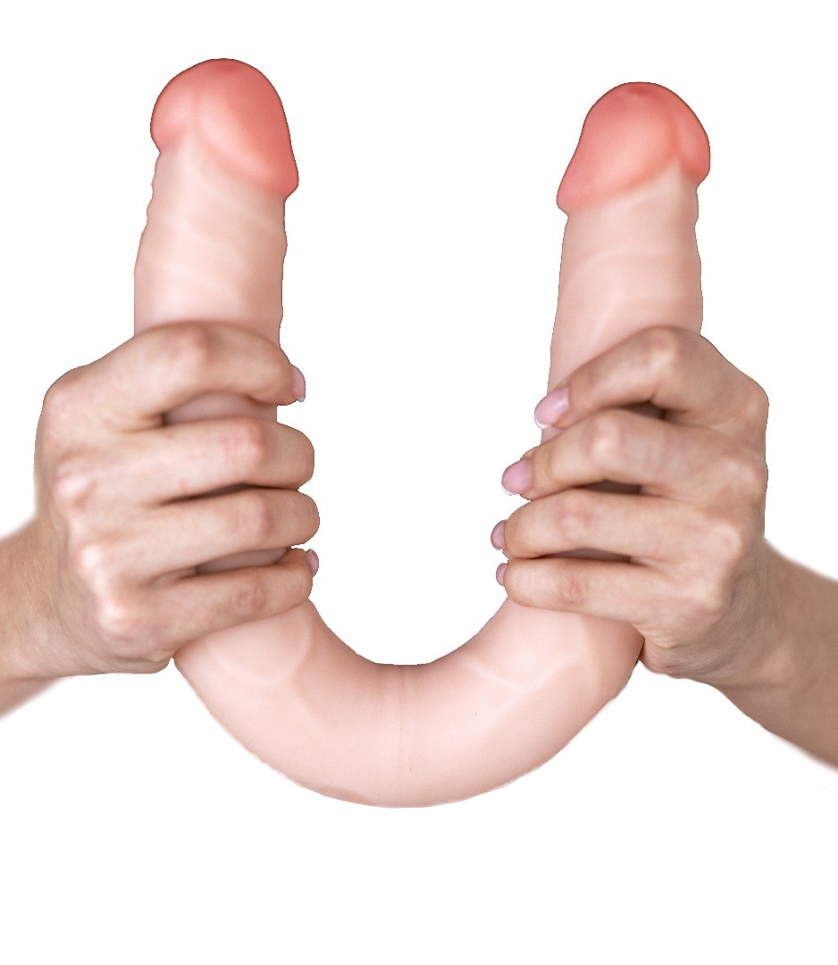 ФАЛЛОИМИТАТОР ДВУХСТОРОННИЙ  L 460 мм, D 45 мм, киберкожа арт. 051303